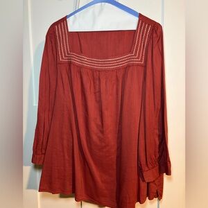 Old Navy Rust Red Women's Top